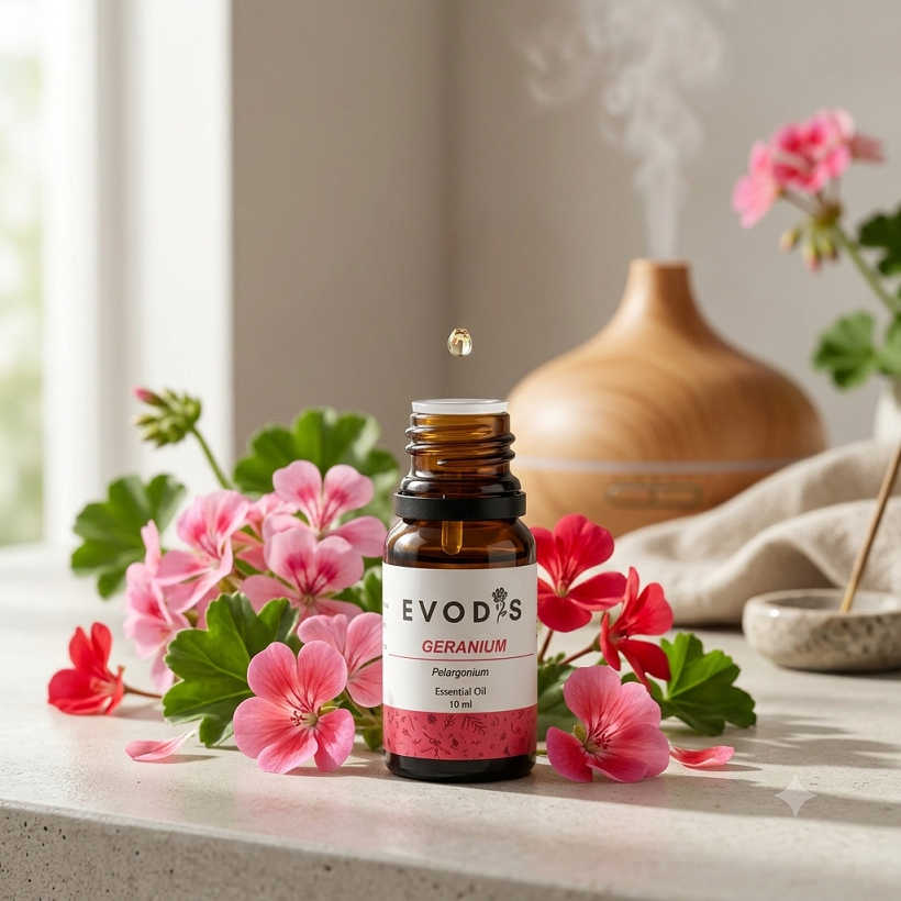Geranium Essential Oil - Minyak Aromaterapi Geranium atsiri 10ml