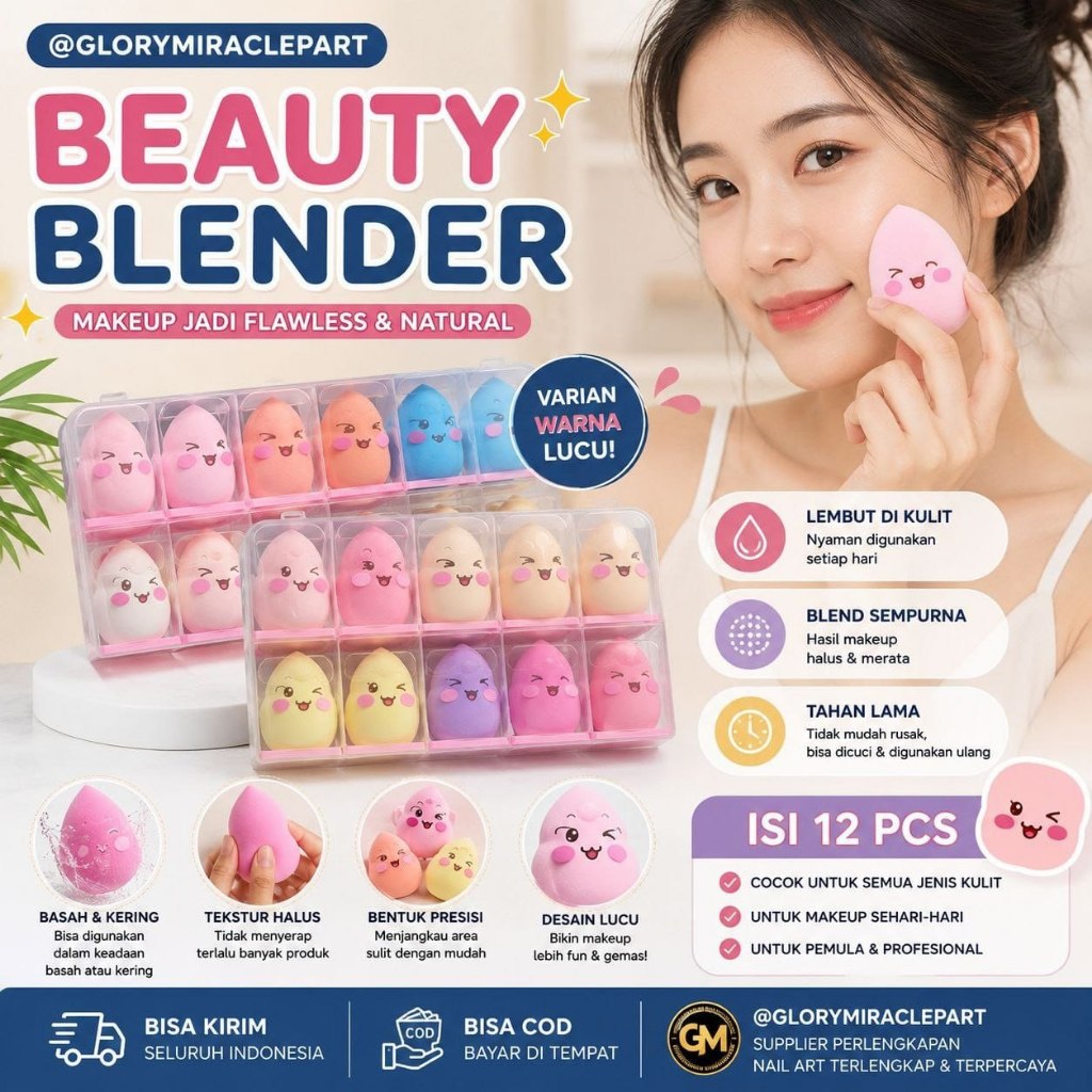 Spoon Beauty Blender / Spon Bedak Make Up