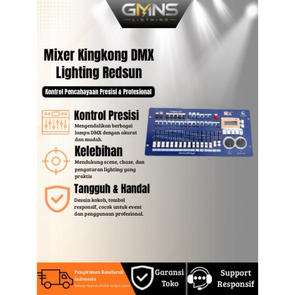 Mixer DMX Kingkong Lighting Controller