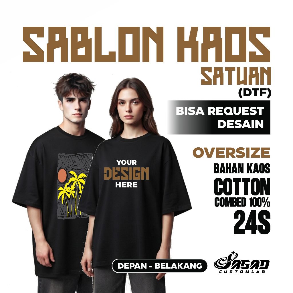 Kaos Oversize Custom/Kaos Custom Oversize 24s/Oversized Custom/Kaos Kelas Custom/Kaosan Apparel