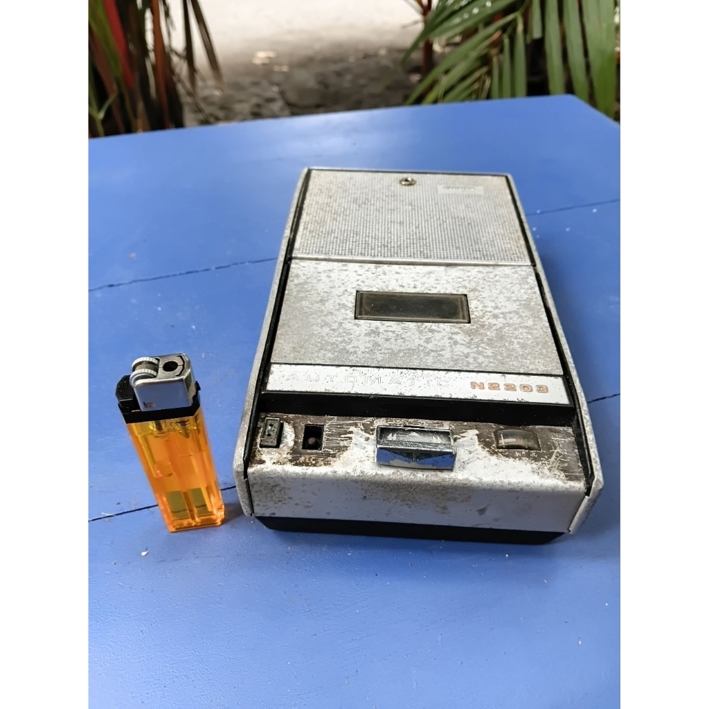 Tape deck philips jadul mati display