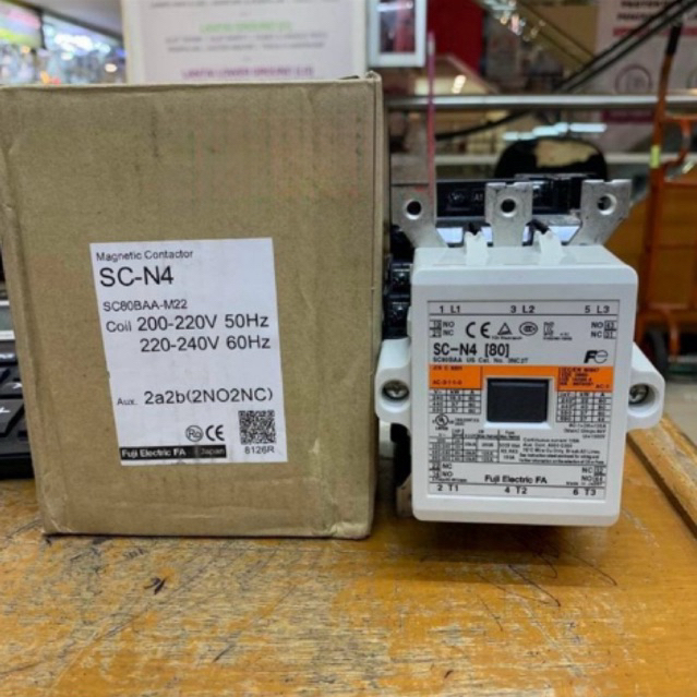 Kontaktor fuji sc n4 220v/contactor fuji scn4 220v