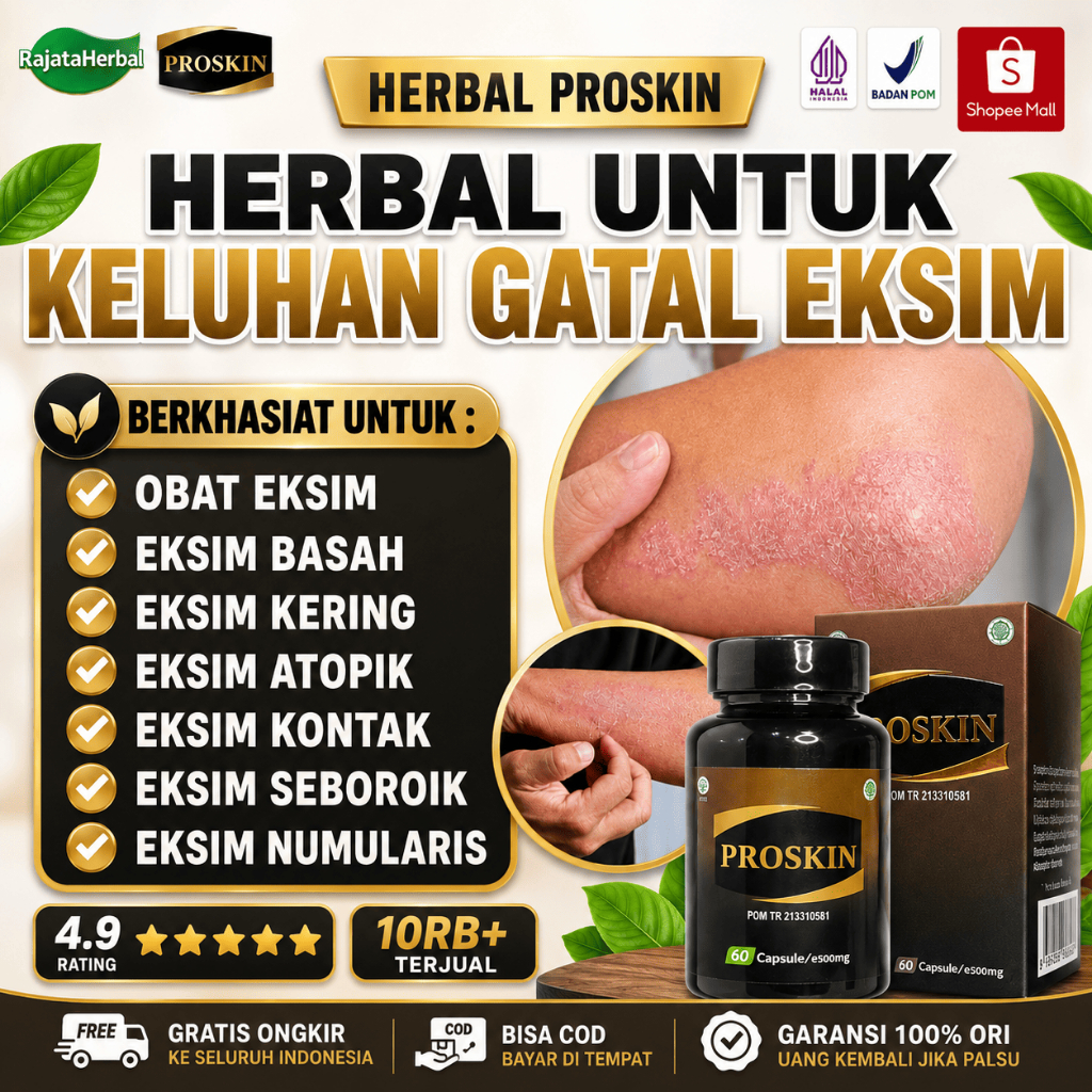 Obat Eksim Basah Eksim Kering Eksim Atopik Seboroik Numularis Dishidrotik Sehat Kulit Proskin Kapsul