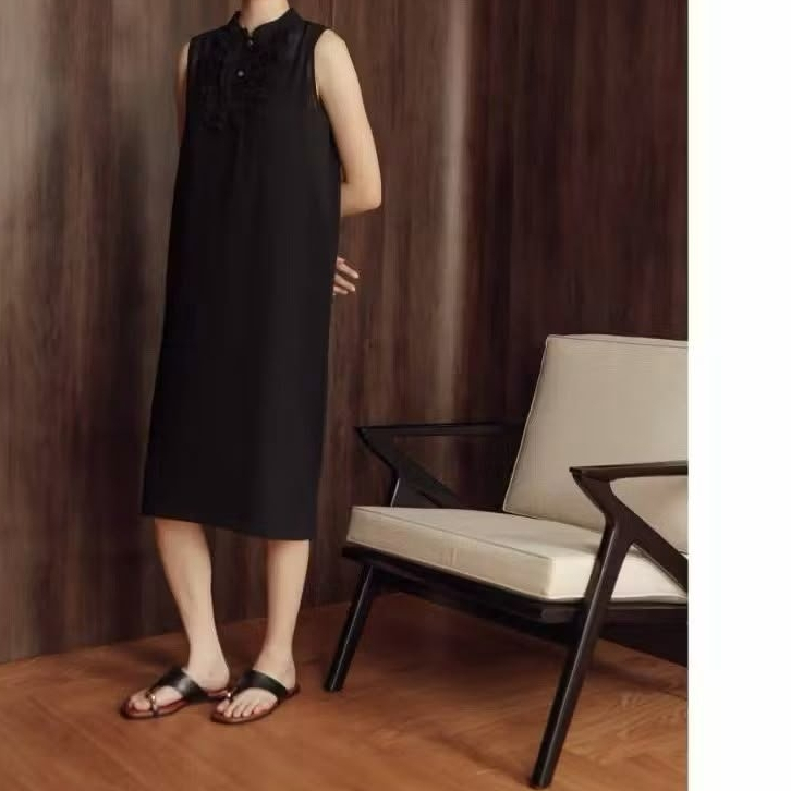 Biyan Sleeveless Dress CMYK
