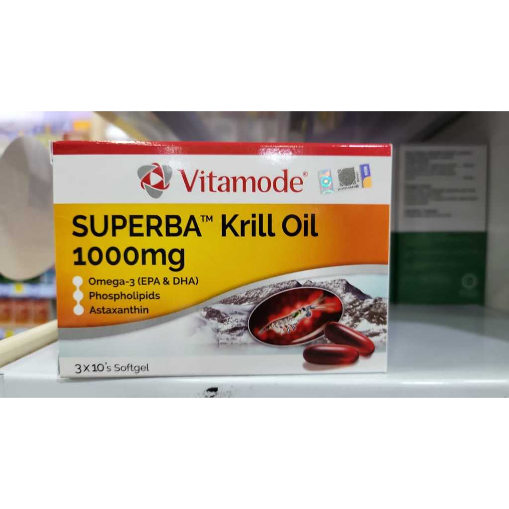Original Stok Vitamode Superba Krill Oil 1000mg