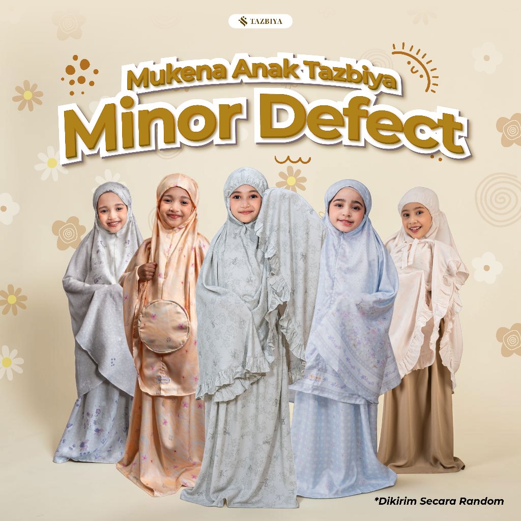 TAZBIYA MUKENA ANAK MINOR DEFECT