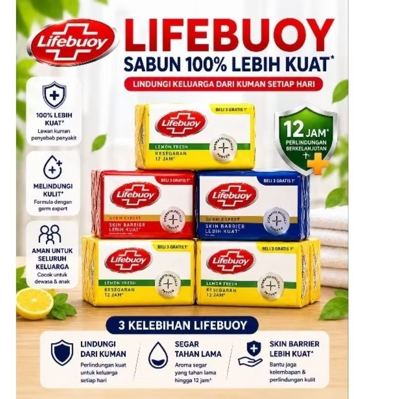 Sabun batang Lifebuoy | Sabun mandi lifebuoy