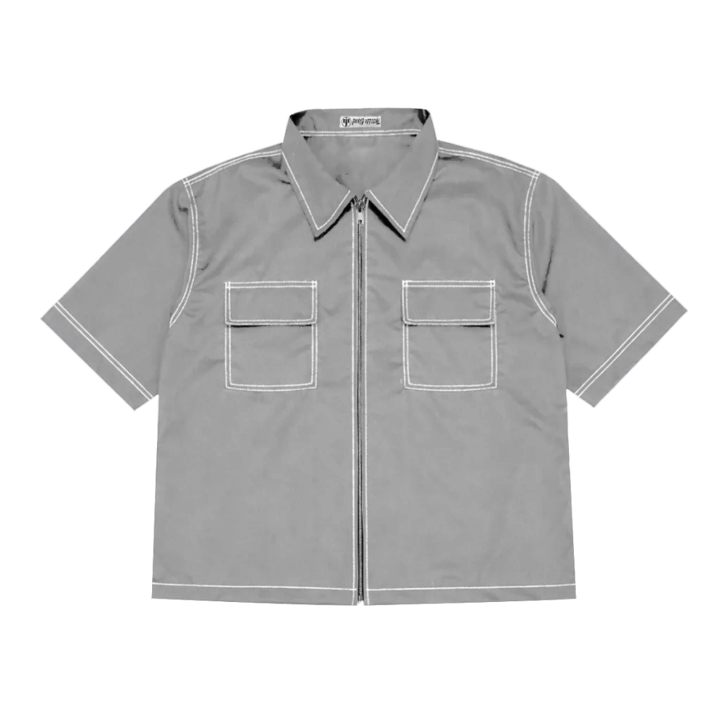JOOBSD Workshirt Boxy Polos - Workshirt Boxy Polos - Abu