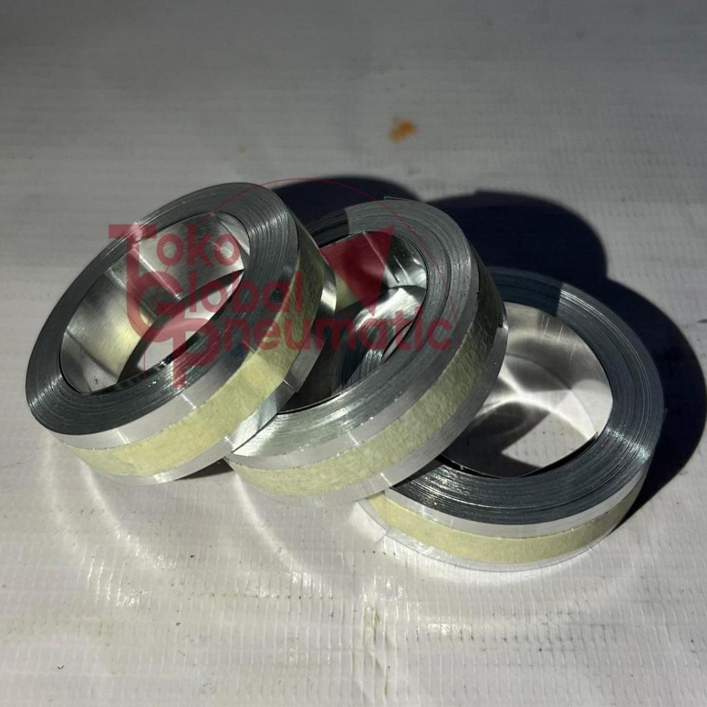 Pita DYMO Rhino Labeller M1011 1011 M11 aluminum Tape, Per Biji