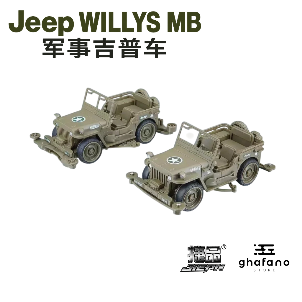 Jiepin Jeep Willys MB Military  Mini 4WD Kit