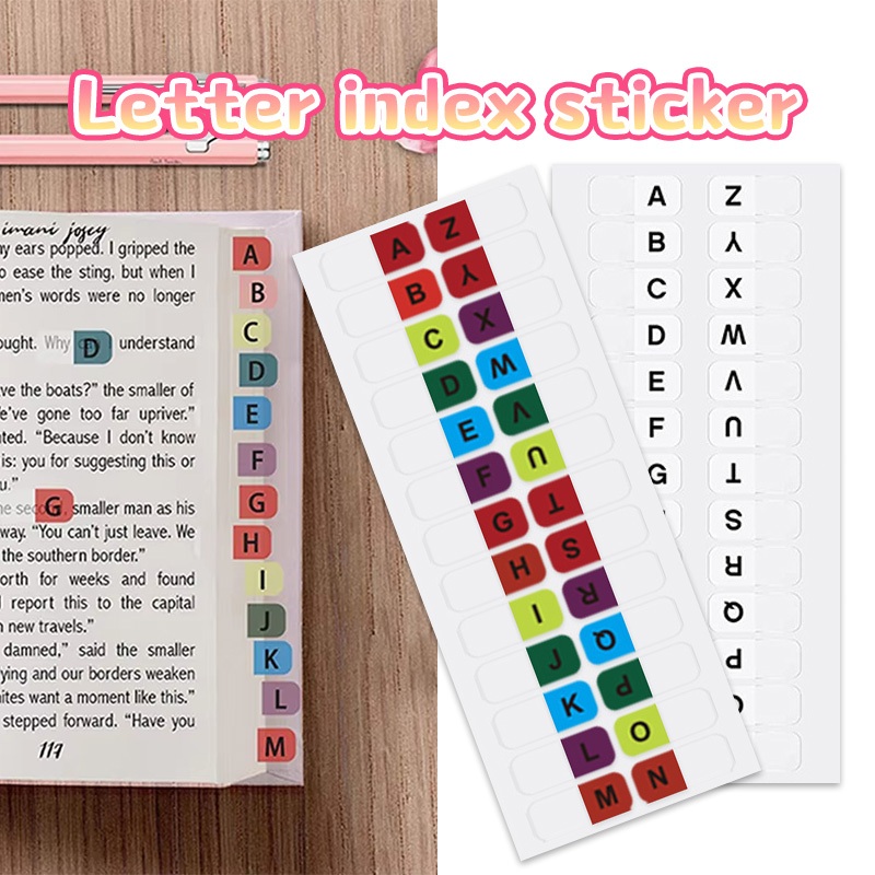 index sticky notes aesthetic Sticky Notes Memo Note Portabel Huruf Pembatas Serba guna
