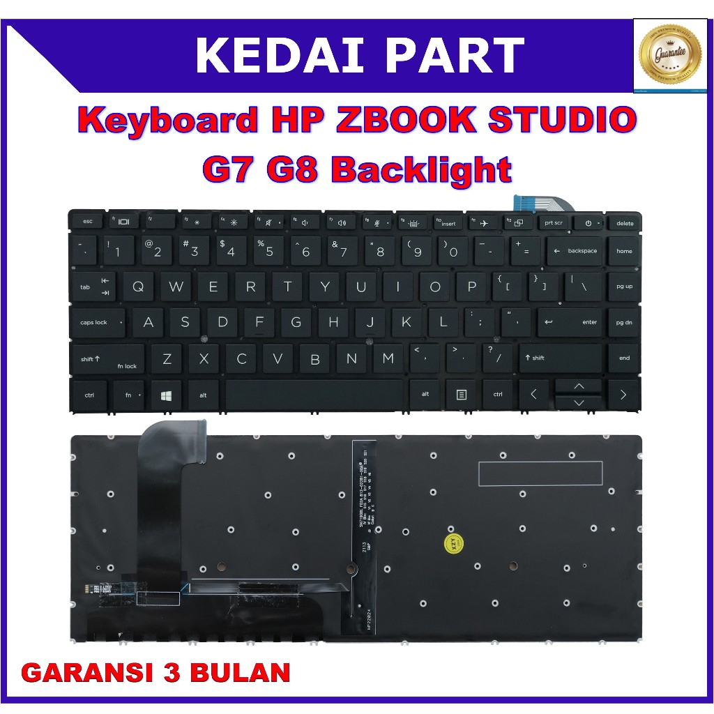 Keyboard HP Zbook Studio G7 G8 Backlight