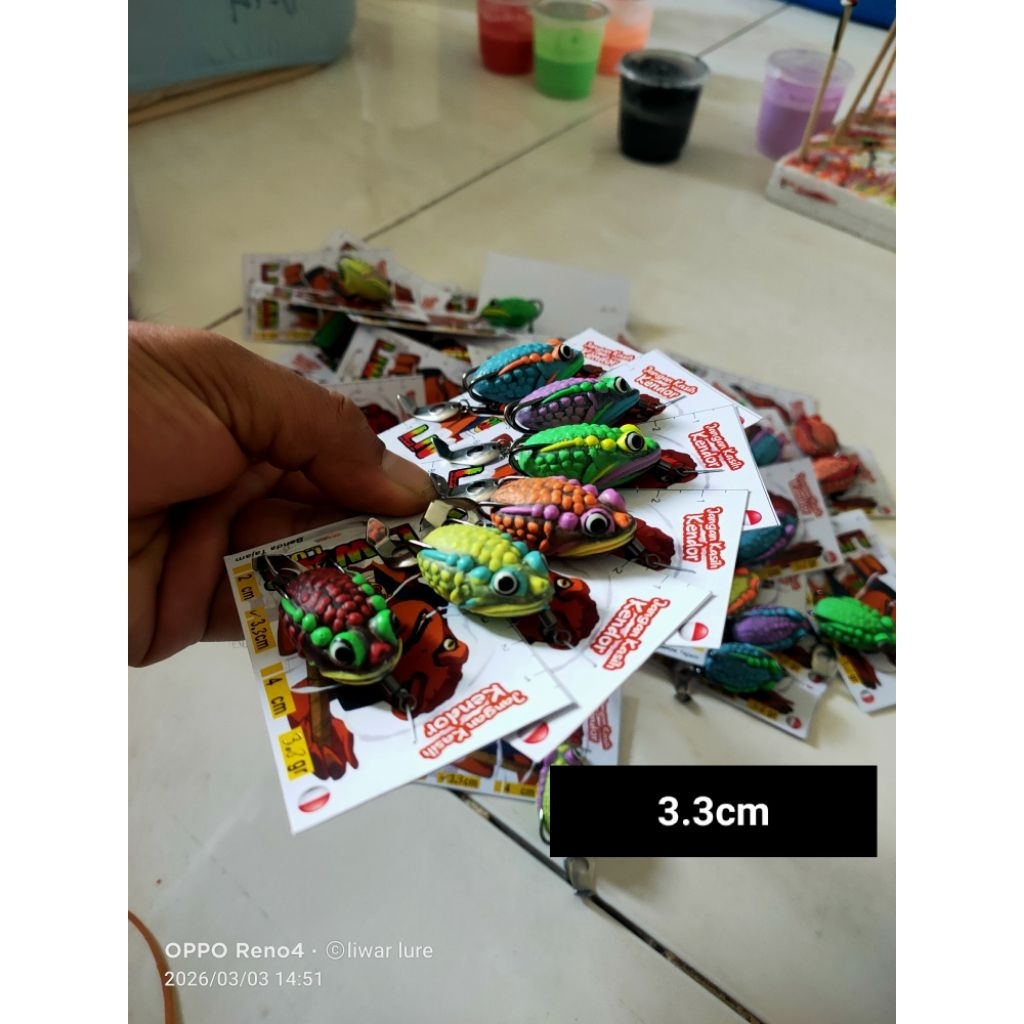 soft frog 3d 3.3cm