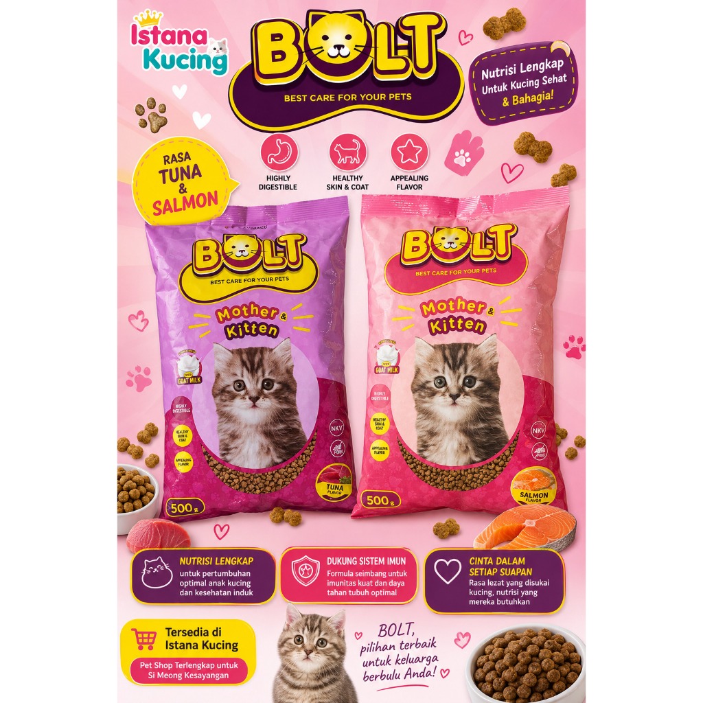 BOLT KITTEN 500gr Cat Food