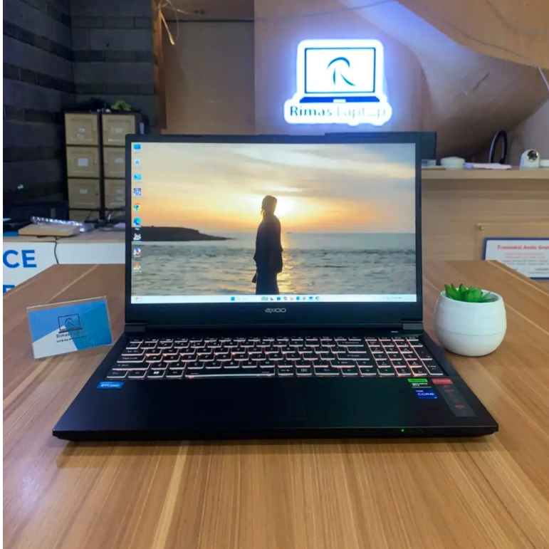AXIOO PONGO 750 I7 GEN 13 RAM 16GB SSD 512GB RTX 4050 I SECOND/BEKAS