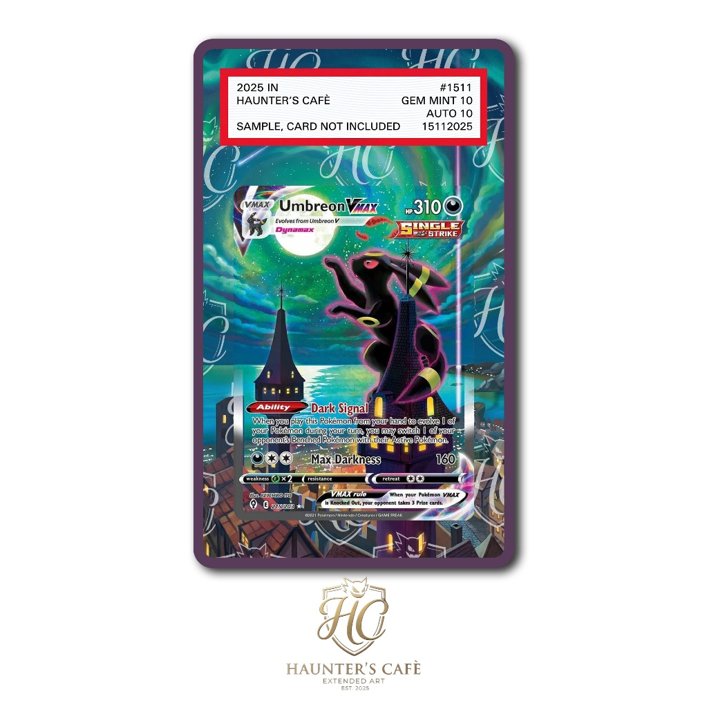 Umbreon VMAX #215 Pokemon Evolving Skies (Custom Extended Art)