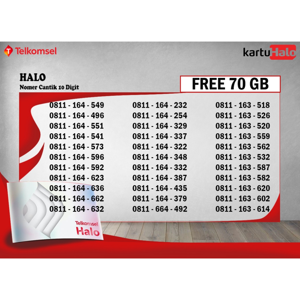 NOMER CANTIK 10 DIGIT/ BISA REQ 3 DIGIT TERAKHIR/ PERDANA ISTIMEWA