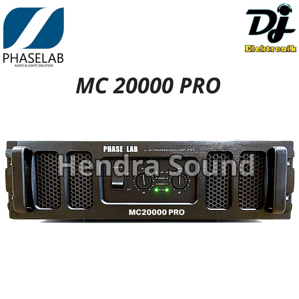 Power Amplifier Phaselab / Phase Lab MC 20000 PRO / MC20000 PRO - 2 channel