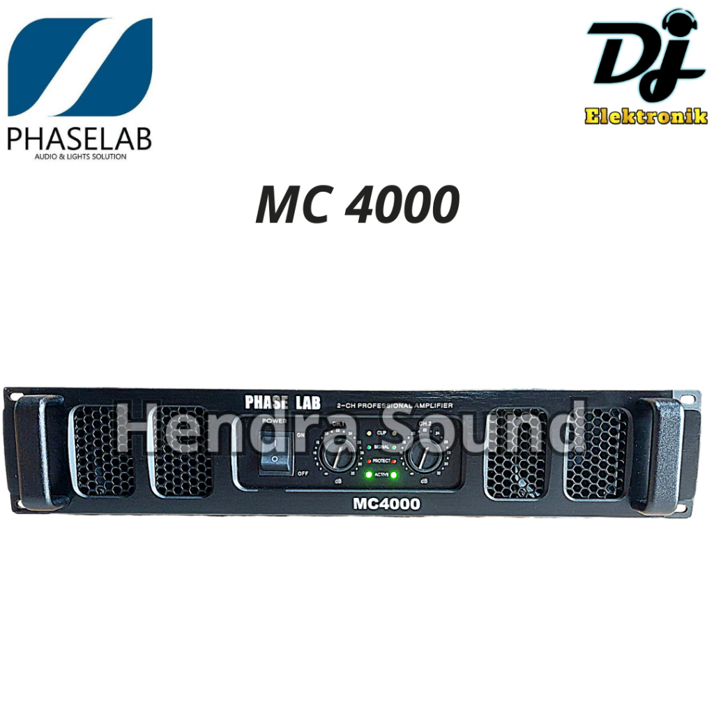 Power Amplifier Phaselab / Phase Lab MC 4000 / MC4000 - 2 channel