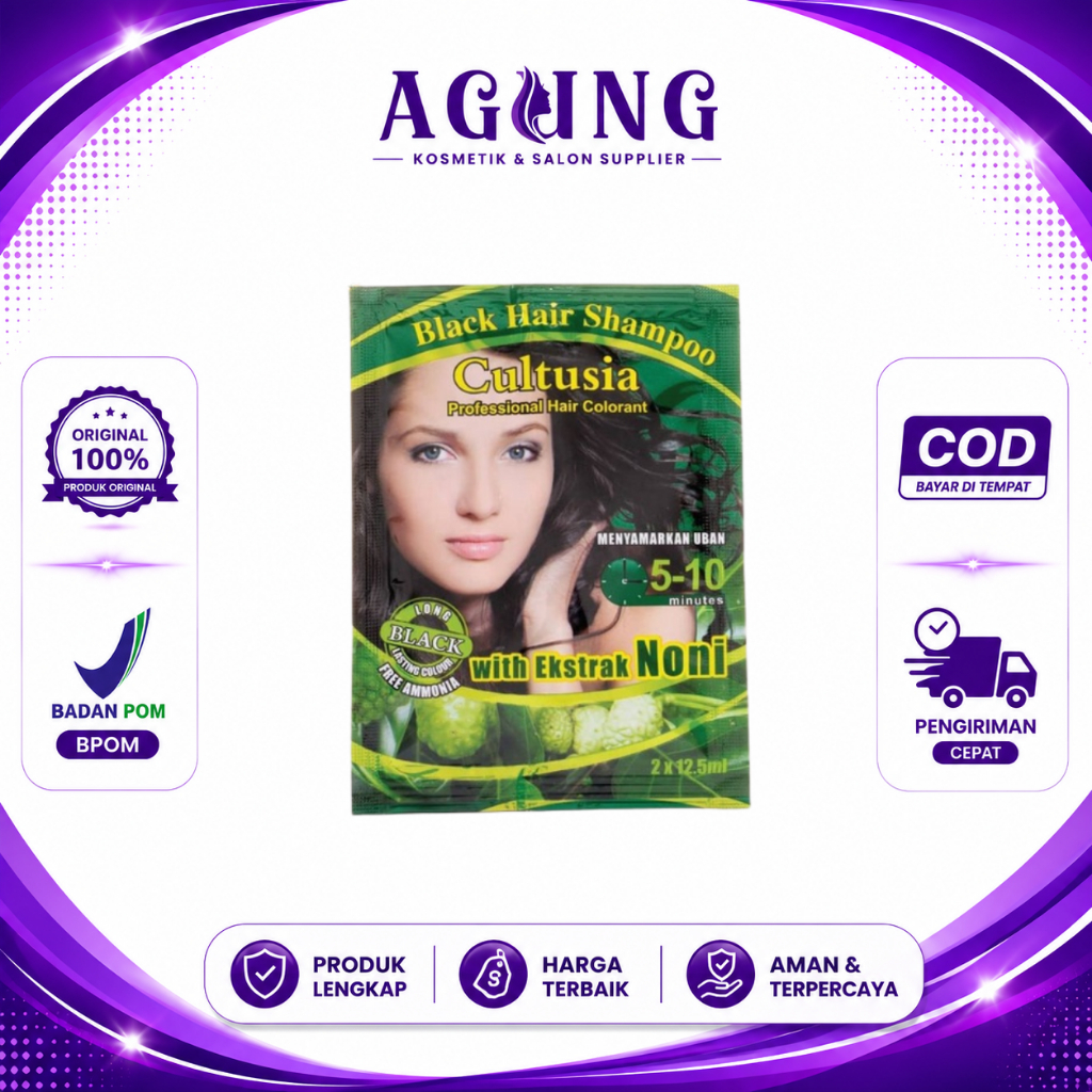 CULTUSIA SHAMPOO NONI / HAIR COLOUR SHAMPOO SACHET