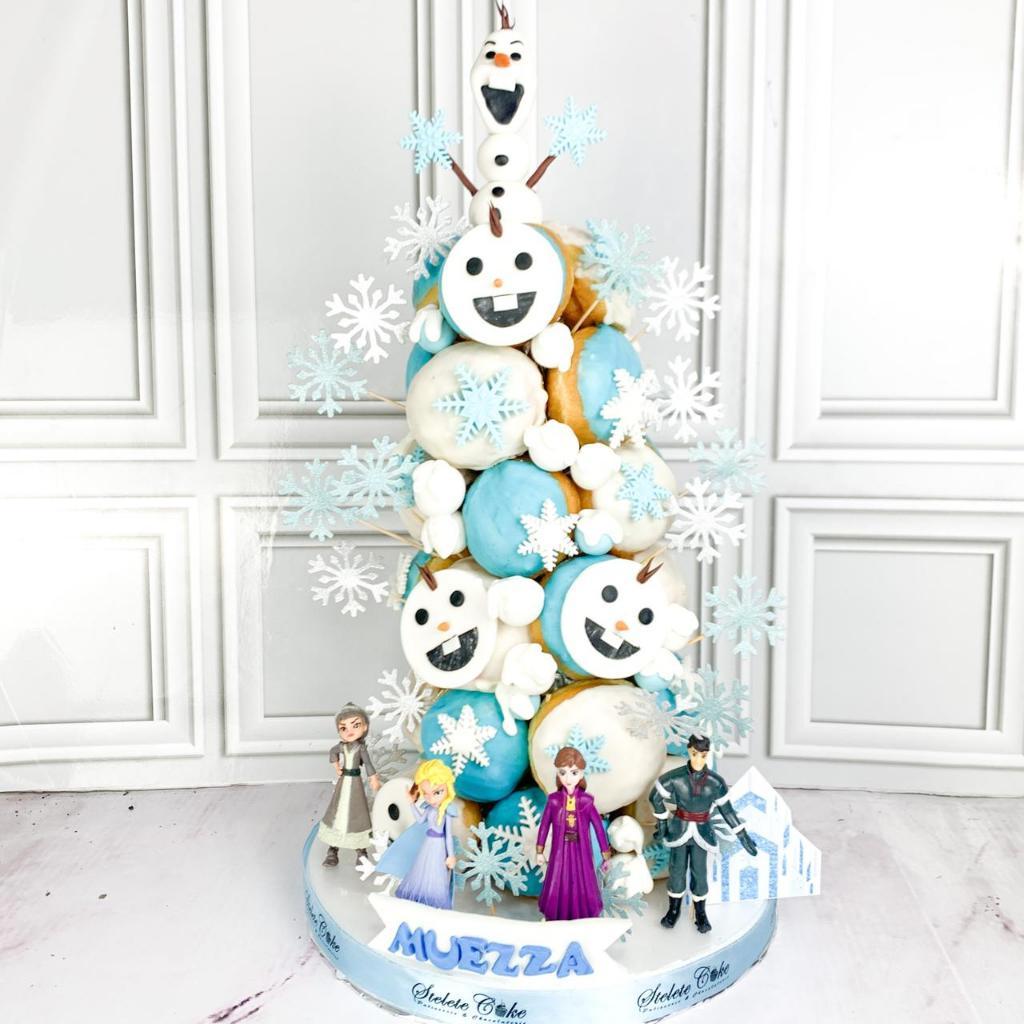 Donat/Donat Ulang Tahun/Donat Tower Tema Frozen/Frozen Donat