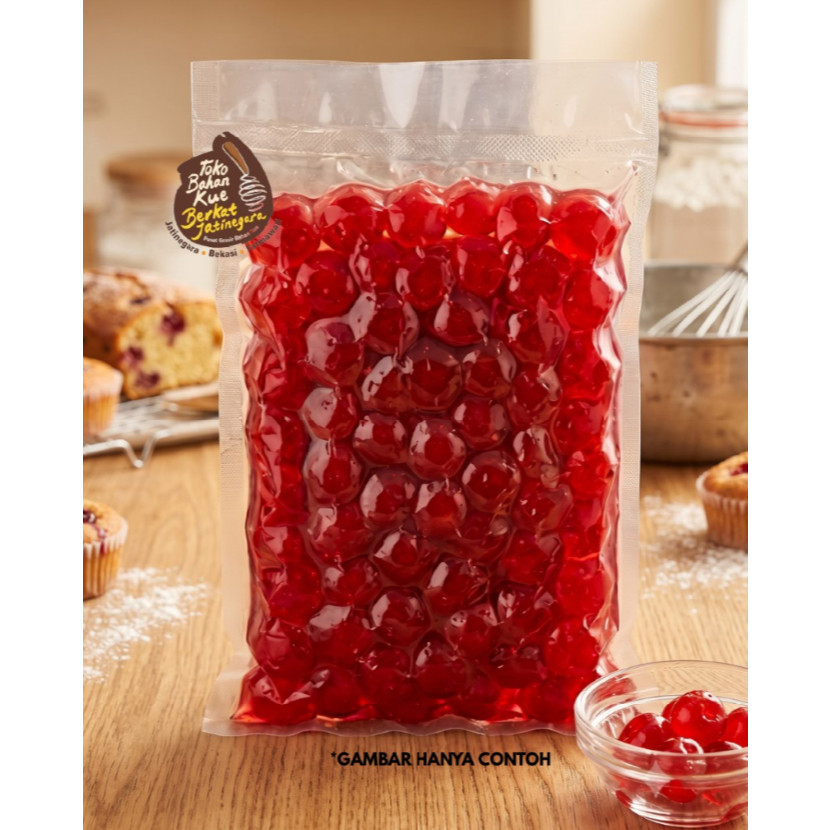 CERY RED / BUAH CERI MERAH / TOPPING / HIASAN KUE/ 1KG