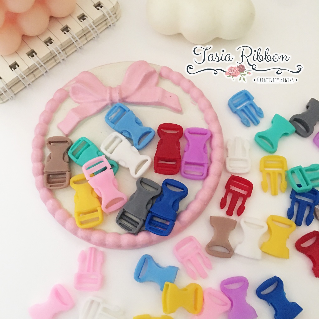 Tasia Ribbon Stopper Buckle Kunci Tas (Strap Kunci Sodok Tali Paracord)