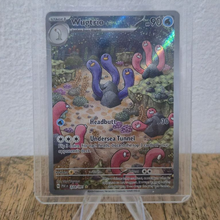 Wugtrio IR Pokemon Paldean Fates