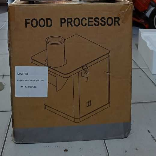 Mesin Pemotong Food Processor Pengiris Sayur Buah Wortel Sayur Matrix MTX-860QC