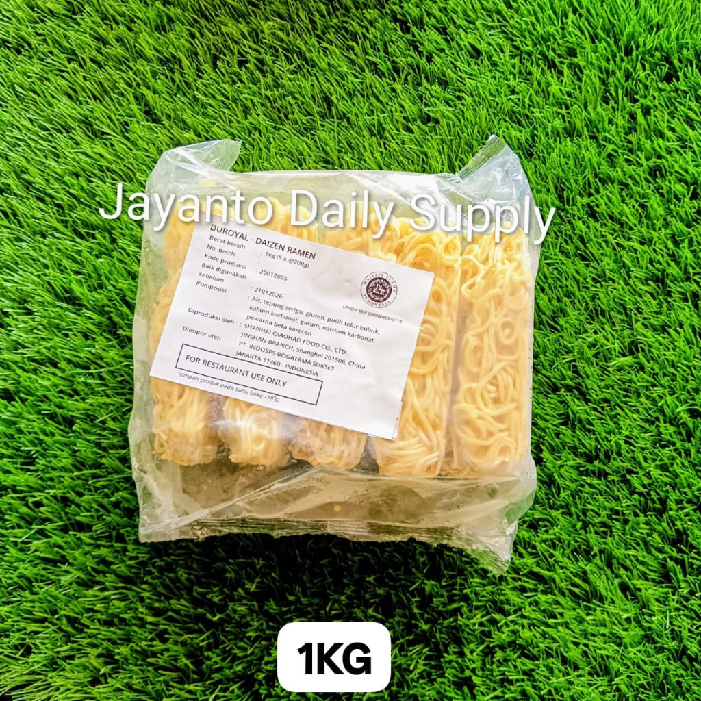 FROZEN RAMEN 1KG / MIE RAMEN FROZEN / IMPORT CHINA - 100% HALAL