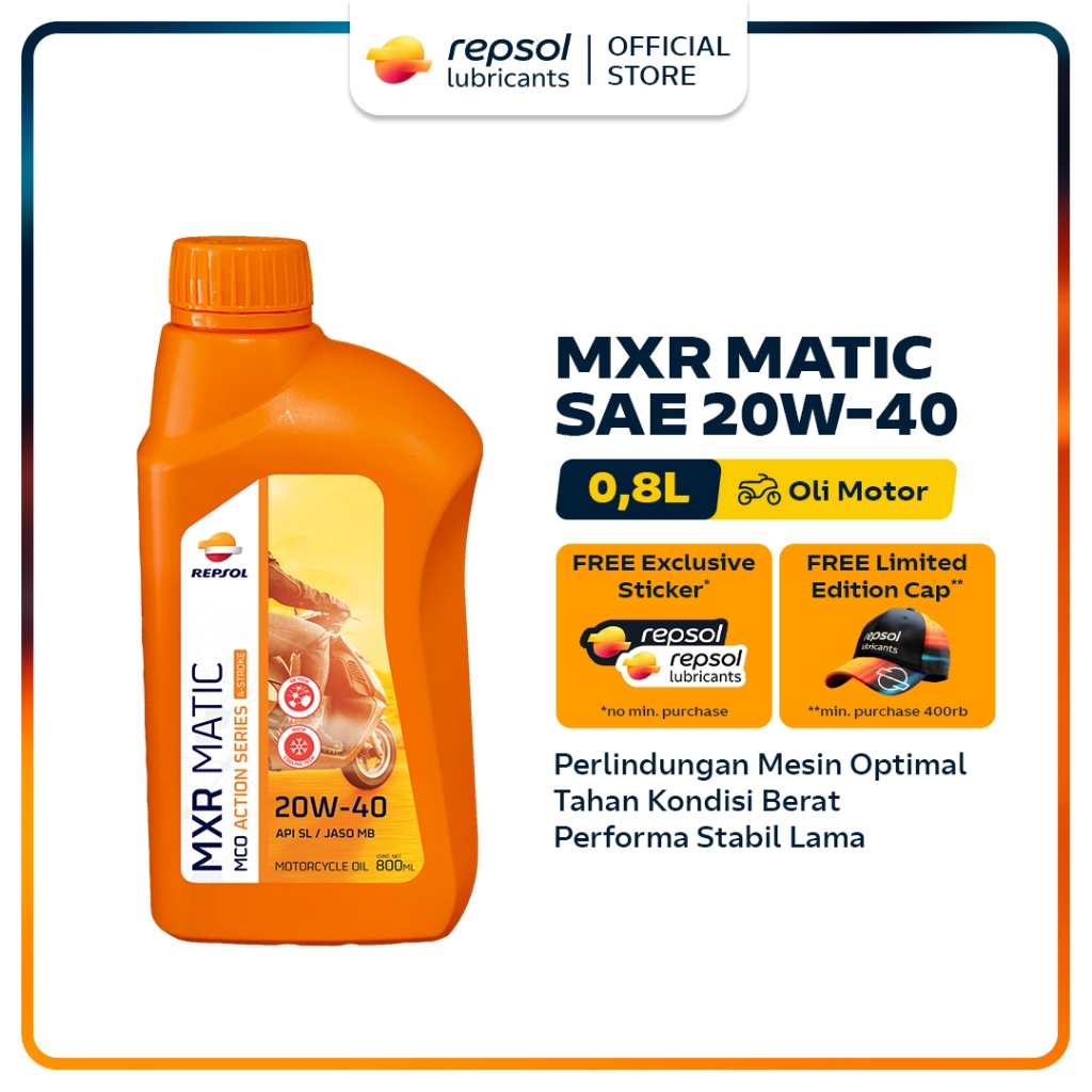 OLI MOTOR REPSOL MXR MATIC SAE 20W-40
