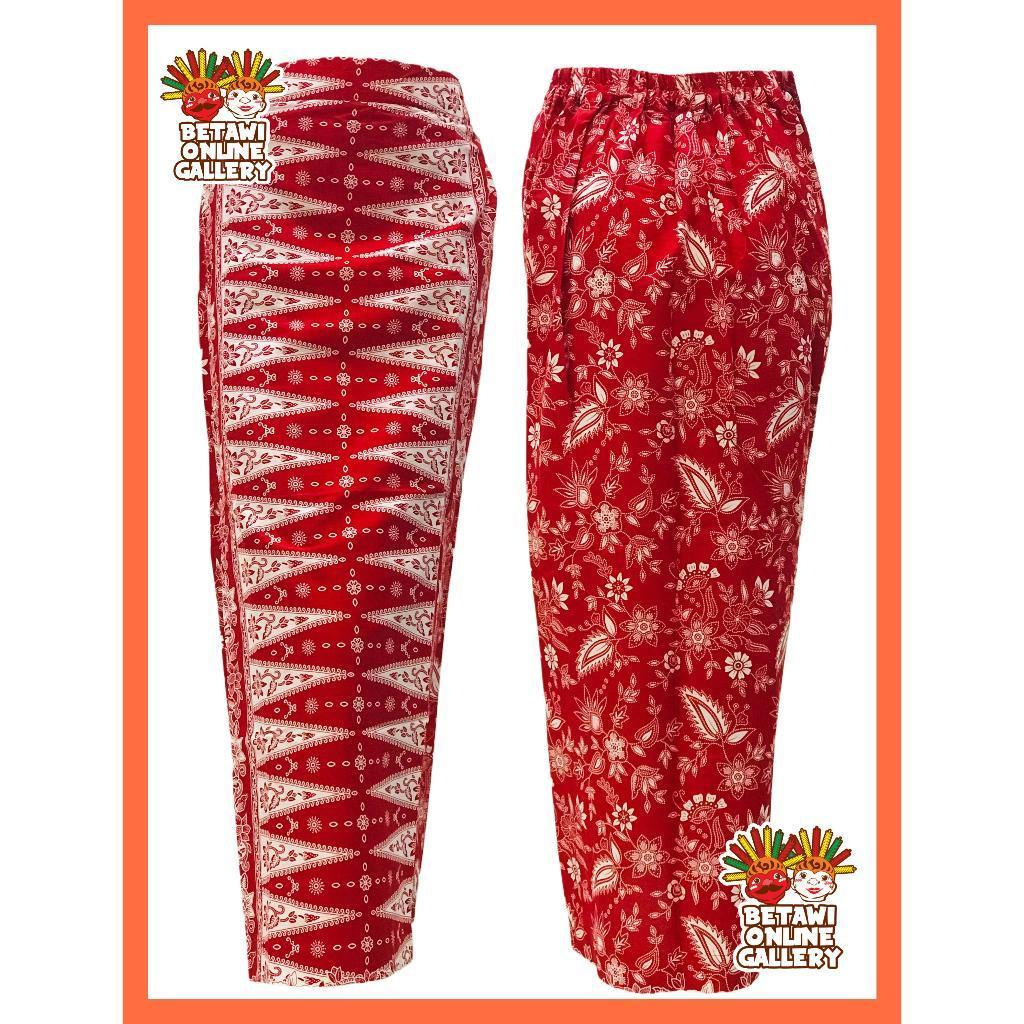 Rok Tumpal Batik Betawi Full Karet / Rok Batik Betawi / Rok Tumpal