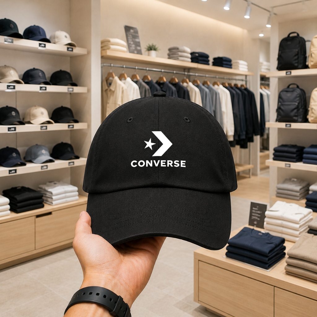 [ORI] Topi Distro Original 100% Converse Baseball Keren Premium Cotton OOTD Korea Style Unisex Perin