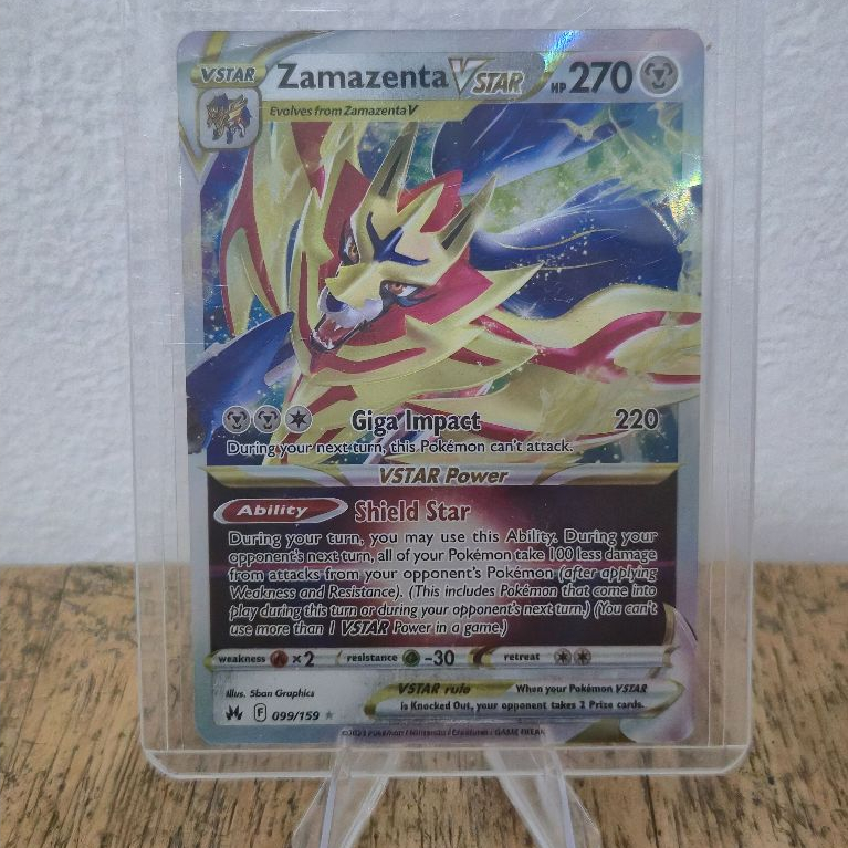 Zamazenta VSTAR UR Pokemon Crown Zenith