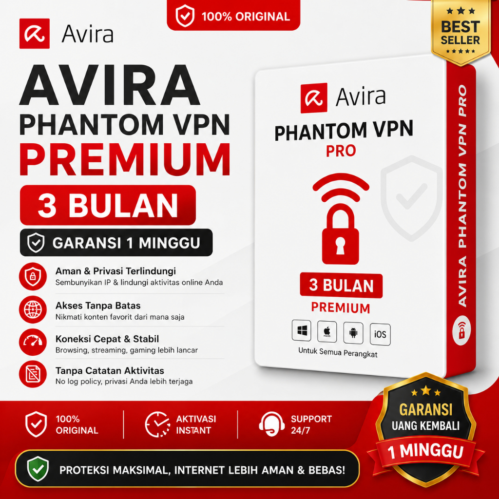 Avira Phantom Vpn 3 Bulan Premium