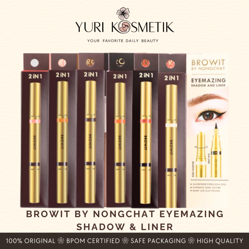 BROWIT BY NONGCHAT Eyemazing Shadow & Liner / Eyeshadow Stick / Eyeshadow Shimmer