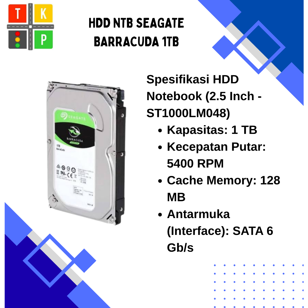 HDD NTB SEAGATE BARRACUDA 1TB