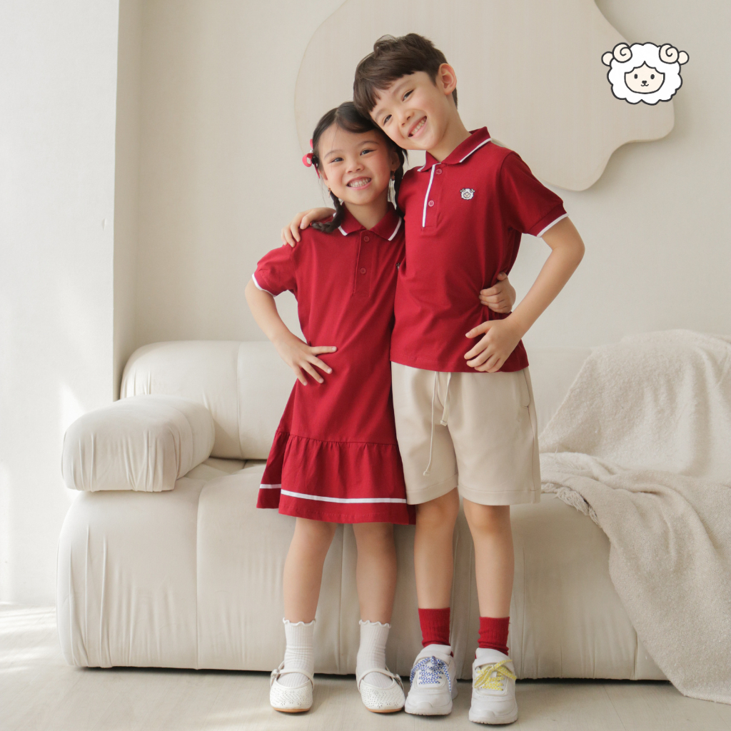 LYZORA – HANNA Polo Dress Anak Perempuan