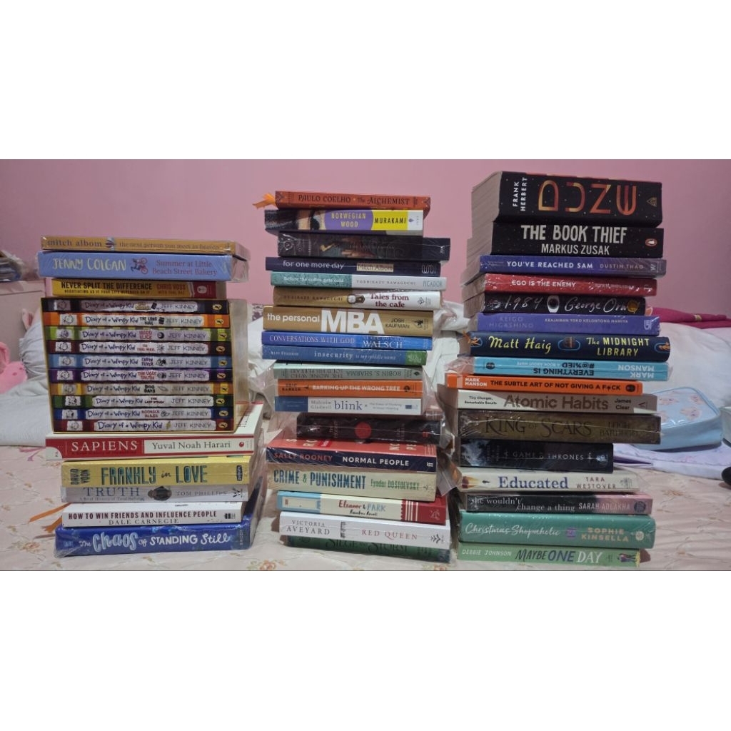 preloved & sealed english books // buku import