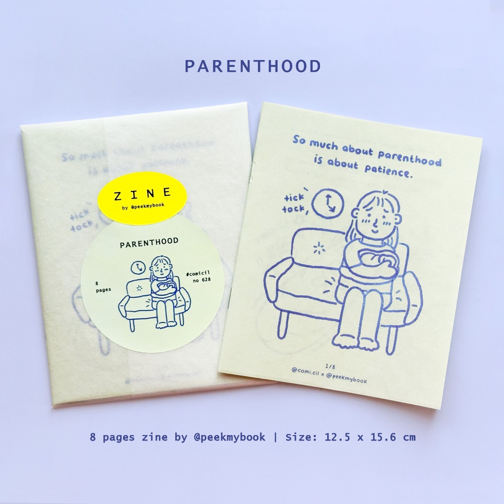 Parenthood - Zine by Peekmybook | Zine Tentang Orang Tua | Zine Tentang Membesarkan dan Merawat Anak