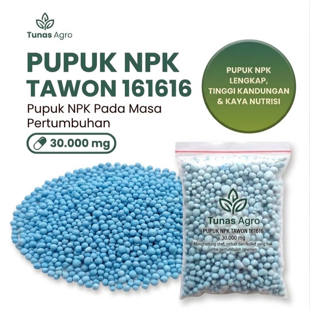 Pupuk NPK 161616 Repack Cap Tawon
