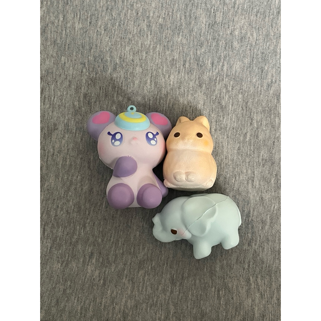 ready stock - squishy preloved ib egg and lollipop girl
