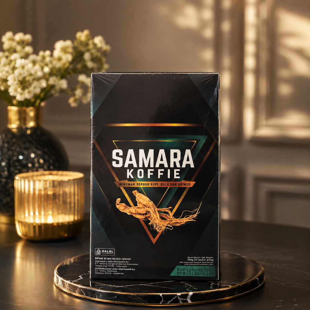 Samara Koffie & Ginseng Kesehatan Pria Stamina Vitalitas