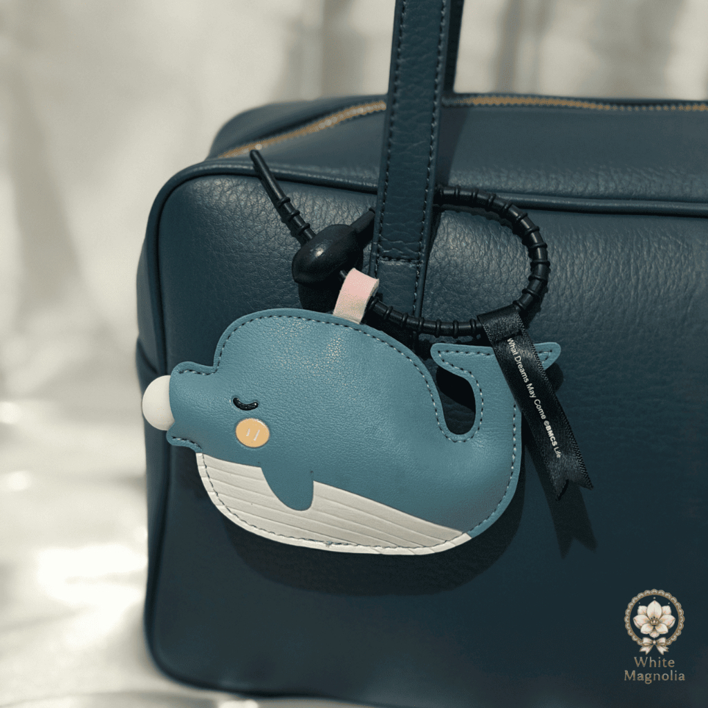 White Magnolia Whimsy Edition | Gantungan Tas Handmade Vintage Aesthetic Korean Bag Charm