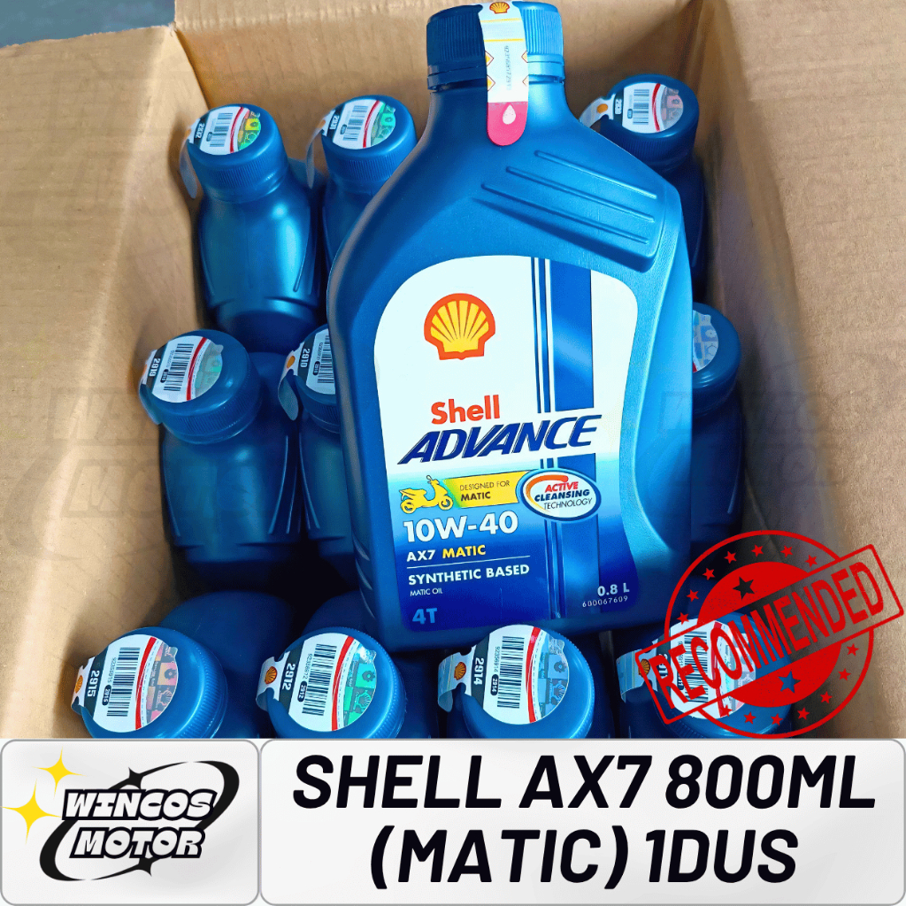 oli shell ax7 800ml (matic) 1dus