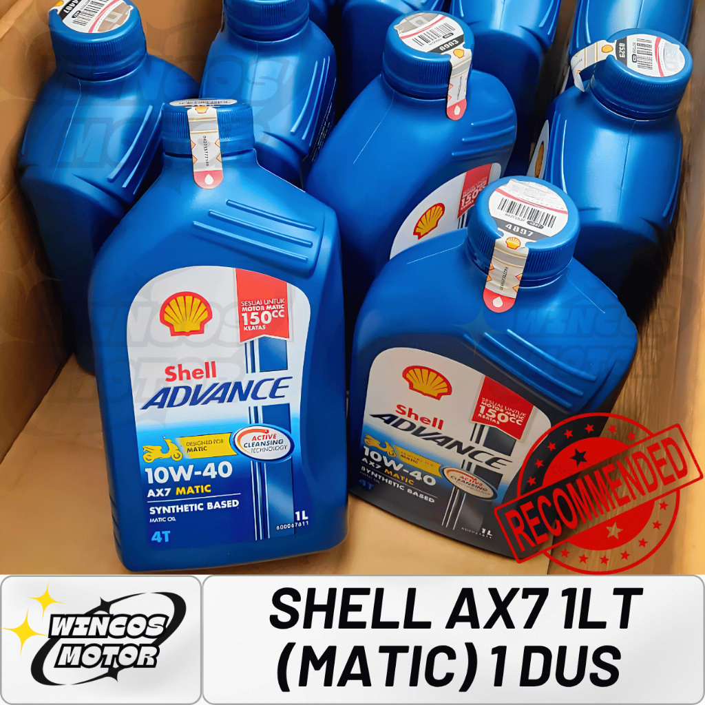 oli shell ax7 1lt (matic) 1 dus
