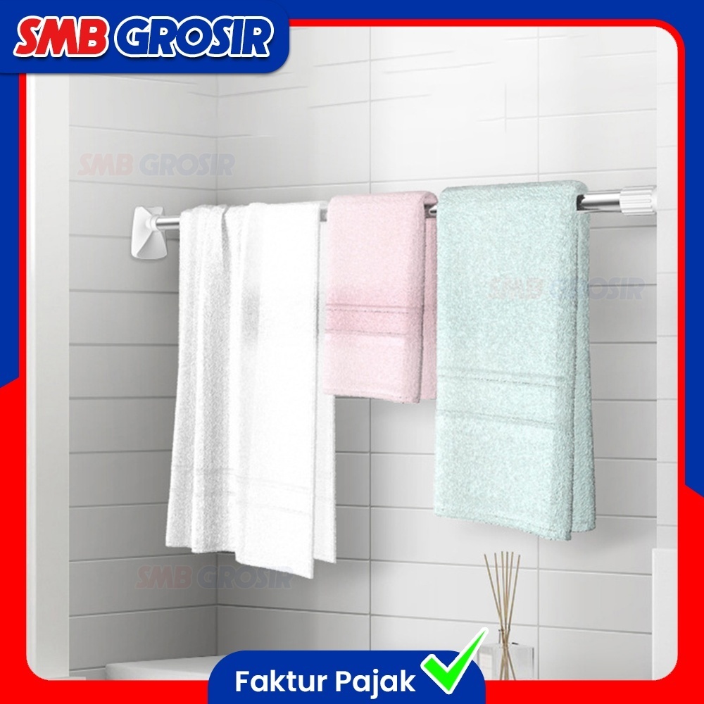 Tiang Gorden  Jemuran Baju Gantungan Dinding Fleksible Stainless Steel Adjustable Kokoh Anti Karat
