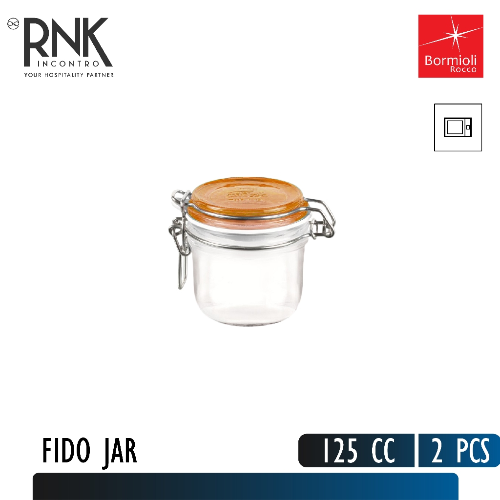 Bormioli Rocco "Fido" Jar, 125 cc