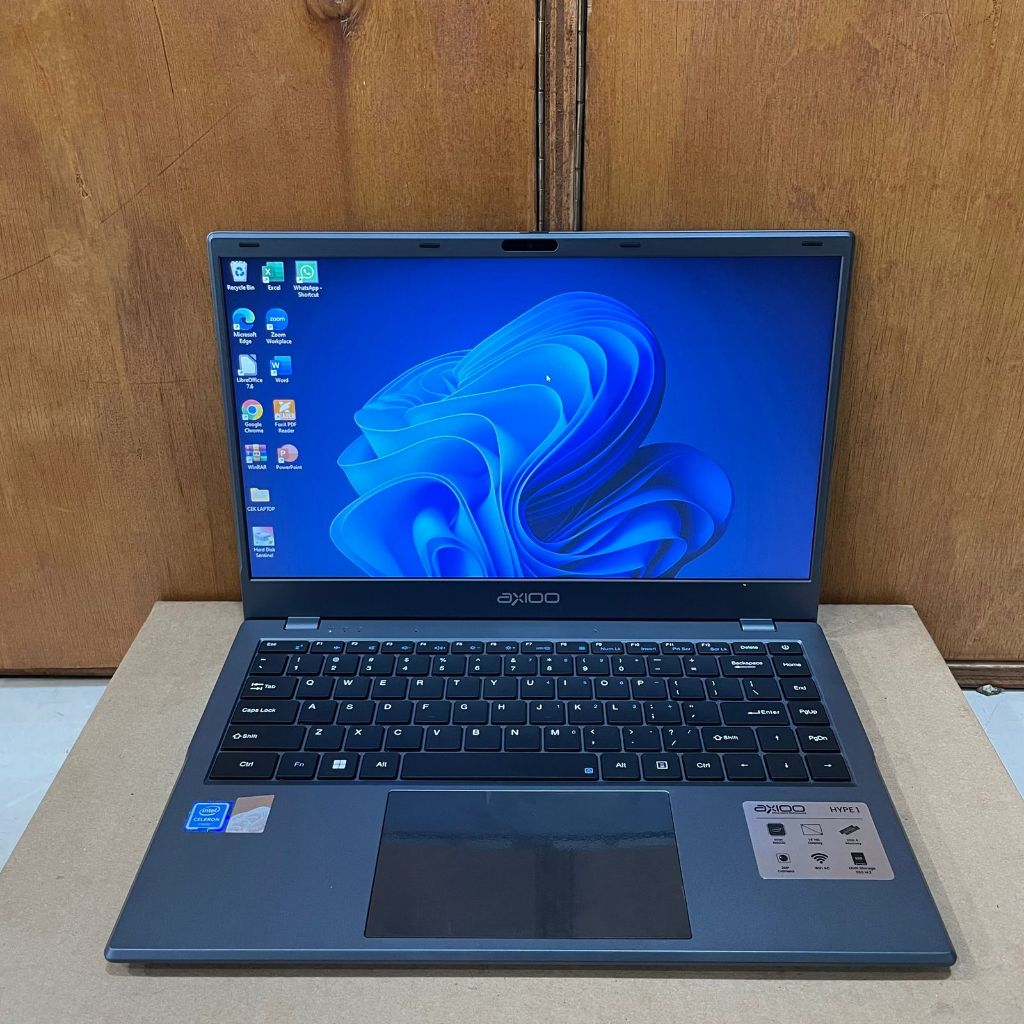 Laptop Axioo Mybook Hype 1, Seri Baru, Super Slim, Lengkap, Grey