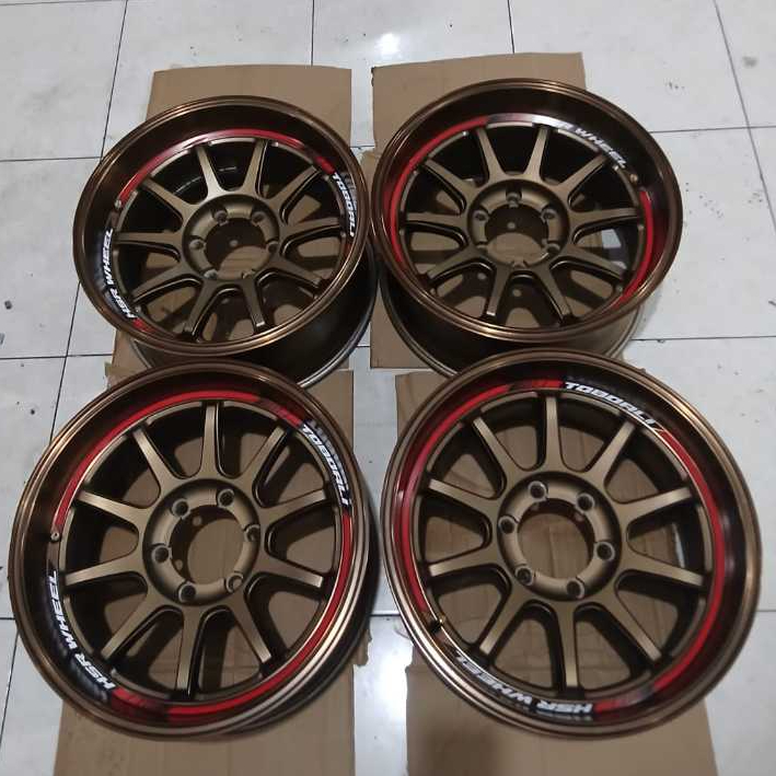 VELG BEKAS SECOND RING 17 LUBANG 6X139,7 TOBOALI HSR R17X9 6X139,7